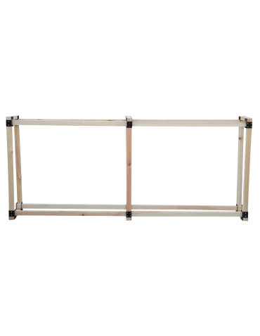 Art. Ogrodowe - Stojak na drewno kominkowe wiata na drzewo opałowe drewutnia 0,8 m3 EKO - product 5