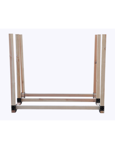 Art. Ogrodowe - Stojak na drewno opałowe wiata na drzewo kominkowe drewutnia 0,9 m3 EKO - product 4