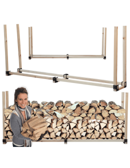 Stojak na drewno kominkowe wiata na drzewo opałowe drewutnia 0,9 m3 EKO