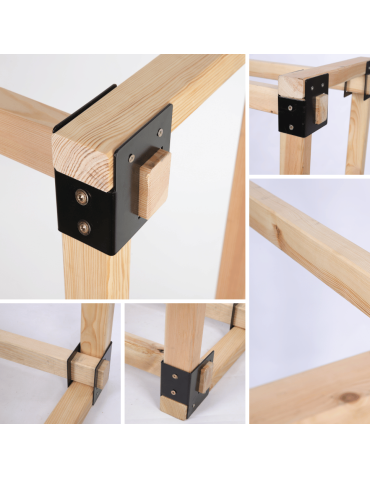 Art. Ogrodowe - Stojak na drewno kominkowe wiata na drzewo opałowe drewutnia 0,9 m3 EKO - product 6