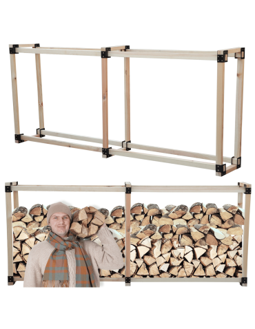 Stojak na drewno kominkowe wiata na drzewo opałowe drewutnia 1,1 m3 EKO