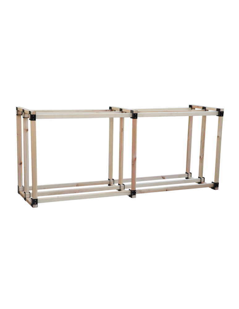 Art. Ogrodowe - Stojak na drewno kominkowe wiata na drzewo opałowe drewutnia 2,2 m3 EKO - product b2b.wamar.biz 4