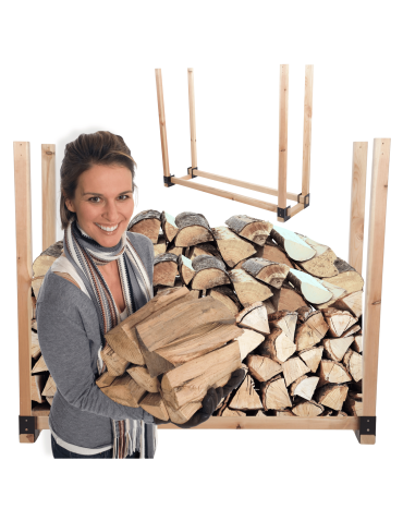 Stojak na drewno kominkowe wiata na drzewo opałowe drewutnia 0,5 m3 EKO