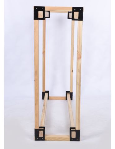 Stojaki na drewno - Drewutnia na drewno kominkowe wiata na drzewo opałowe stojak 0,5 m3 EKO - product 5