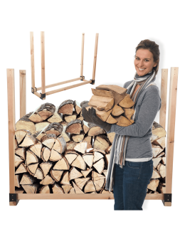 Stojak na drewno kominkowe wiata na drzewo opałowe drewutnia 0,5 m3 EKO