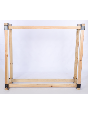 Art. Ogrodowe - Stojak na drewno kominkowe wiata na drzewo opałowe drewutnia 0,7 m3 EKO - product 3