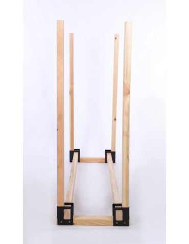 Art. Ogrodowe - Stojak na drewno kominkowe wiata na drzewo opałowe drewutnia 0,7 m3 EKO - product 5