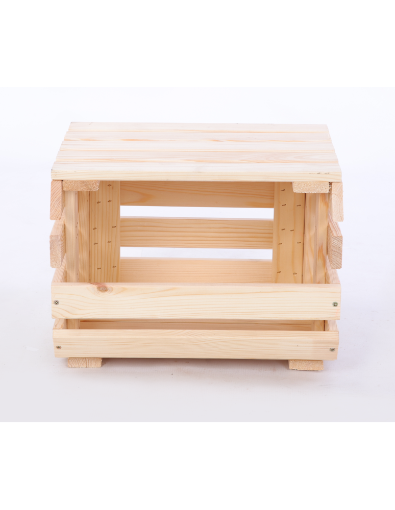 Na kółkach – skrzynie do owoców i warzyw RAWA - Pokrywa półka nakładka drewniana zamknięcie do regału na warzywa RAWA 37cm - product b2b.wamar.biz 5