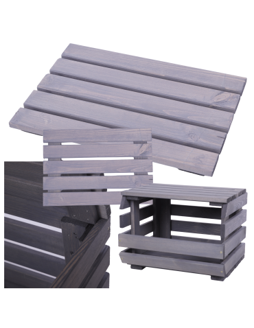 Pokrywa półka nakładka drewniana zamknięcie do regału na warzywa RAWA 37cm