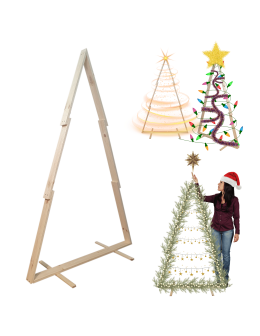 Choinka drewniana DUŻA 165 cm CHOINKA Z DREWNA SKANDYNAWSKI STYL eko drewno