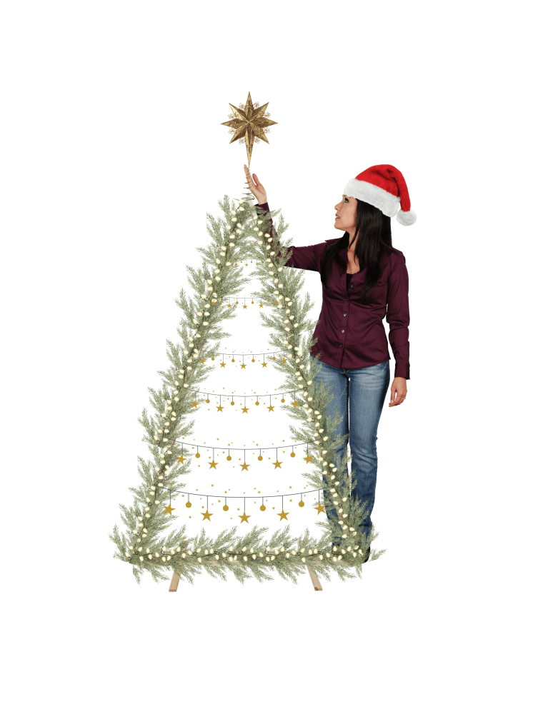 Choinki drewniane - Choinka drewniana DUŻA 165 cm CHOINKA Z DREWNA SKANDYNAWSKI STYL eko drewno - product b2b.wamar.biz 4