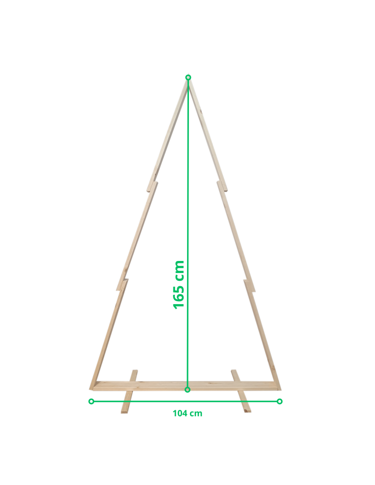 Choinki drewniane - Choinka drewniana DUŻA 165 cm CHOINKA Z DREWNA SKANDYNAWSKI STYL eko drewno - product b2b.wamar.biz 5