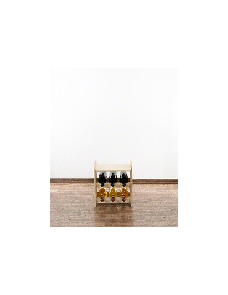 Regały do wina RW31 - Stojak na wino regał na wino półka na wino butelki szafka na alkohol 6but - product b2b.wamar.biz 4