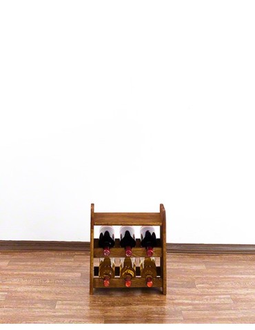 Regały do wina RW31 - Stojak na wino regał na wino półka na wino butelki szafka na alkohol 6but - product 4