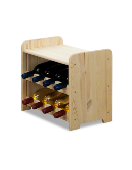 Stojak na wino regał na wino półka na wino butelki szafka na alkohol 8but - product 2