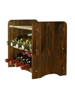 Stojak na wino regał na wino półka na wino butelki szafka na alkohol 8but - product 2