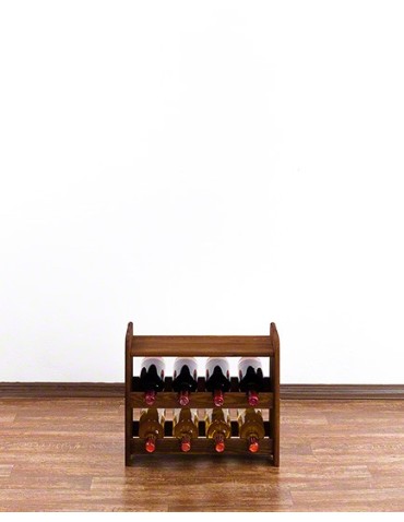 Regały do wina RW31 - Stojak na wino regał na wino półka na wino butelki szafka na alkohol 8but - product 4