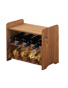 Stojak na wino regał na wino półka na wino butelki szafka na alkohol 8but - product 2