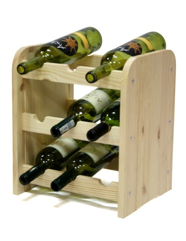 Stojak na wino butelki napoje regał na wino butelki szafka na alkohol 9but - product 2