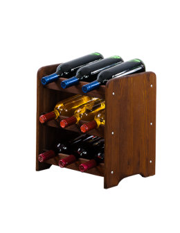 Stojak na wino butelki napoje regał na wino butelki szafka na alkohol 9but - product 2