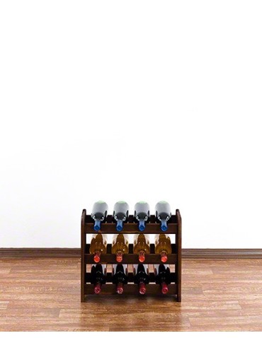 Regały do wina RW31 - Stojak na wino butelki napoje regał na wino butelki szafka na alkohol 12but - product 4
