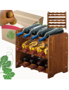 Stojak na wino butelki napoje regał na wino butelki szafka na alkohol 12but