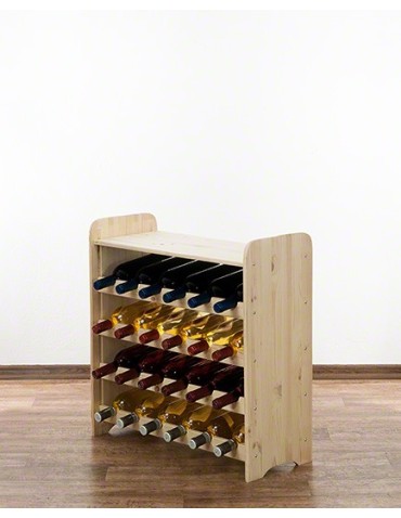 Regały do wina RW31 - Stojak na wino regał na wino półka na wino butelki szafka na alkohol 24but - product 3