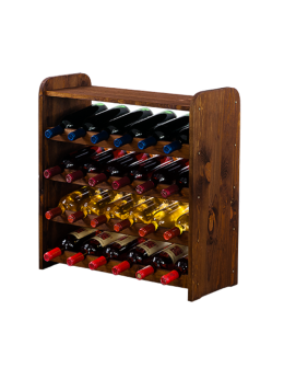 Stojak na wino regał na wino półka na wino butelki szafka na alkohol 24but - product 2