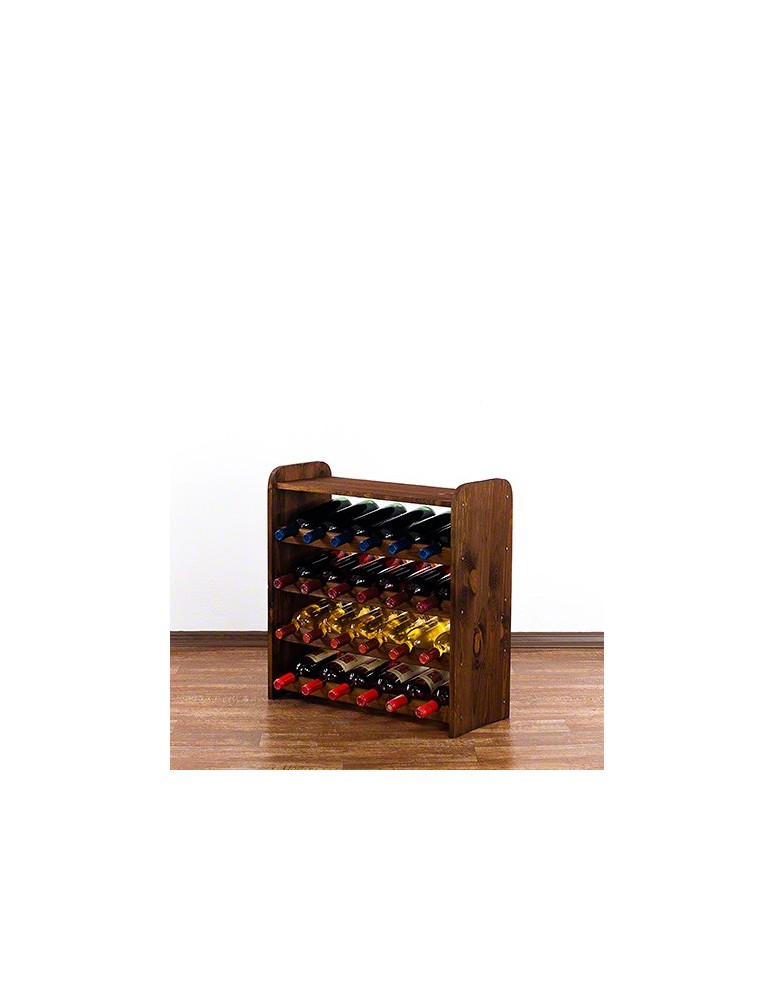 Regały do wina RW31 - Stojak na wino regał na wino półka na wino butelki szafka na alkohol 24but - product b2b.wamar.biz 3