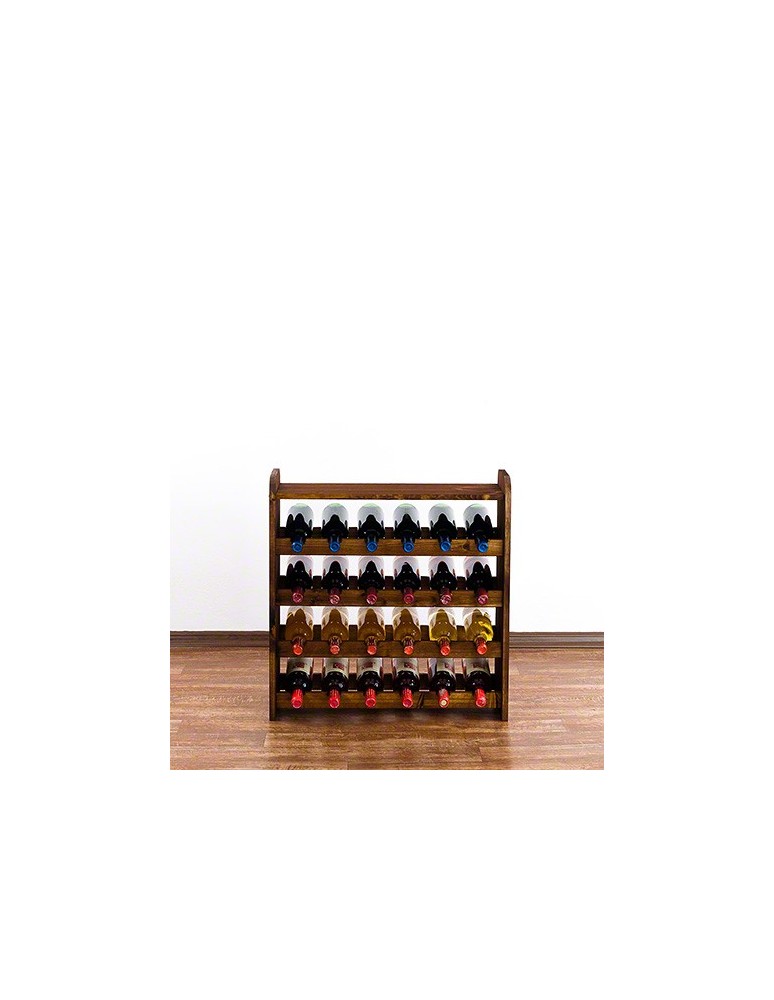Regały do wina RW31 - Stojak na wino regał na wino półka na wino butelki szafka na alkohol 24but - product b2b.wamar.biz 4