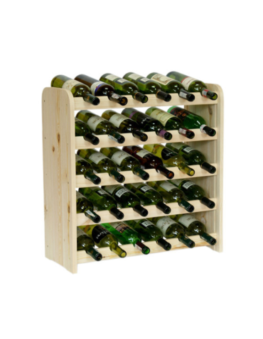 Stojak na wino butelki napoje regał na wino butelki szafka na alkohol 30but - product 2