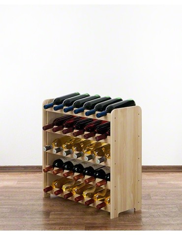 Regały do wina RW31 - Stojak na wino butelki napoje regał na wino butelki szafka na alkohol 30but - product 3