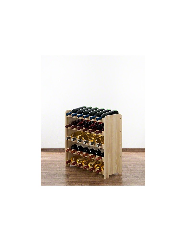 Regały do wina RW31 - Stojak na wino butelki napoje regał na wino butelki szafka na alkohol 30but - product b2b.wamar.biz 3