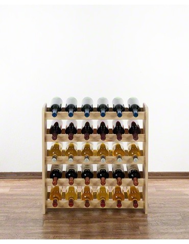 Regały do wina RW31 - Stojak na wino butelki napoje regał na wino butelki szafka na alkohol 30but - product 4