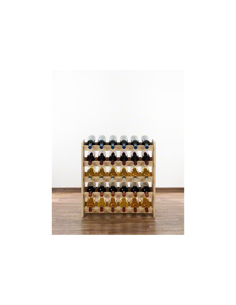 Regały do wina RW31 - Stojak na wino butelki napoje regał na wino butelki szafka na alkohol 30but - product b2b.wamar.biz 4