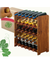 Stojak na wino butelki napoje regał na wino butelki szafka na alkohol 30but