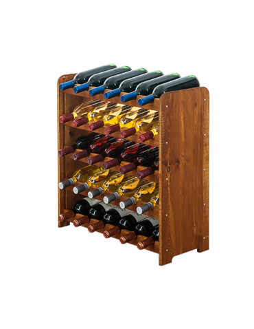 Stojak na wino butelki napoje regał na wino butelki szafka na alkohol 30but - product 2