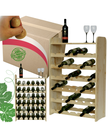 Stojak na wino regał na wino półka na wino butelki szafka na alkohol 36but