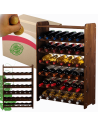 Stojak na wino regał na wino półka na wino butelki szafka na alkohol 36but