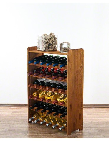Regały do wina RW31 - Stojak na wino regał na wino półka na wino butelki szafka na alkohol 36but - product 3