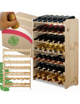 Stojak na wino butelki napoje regał na wino butelki szafka na alkohol 42but