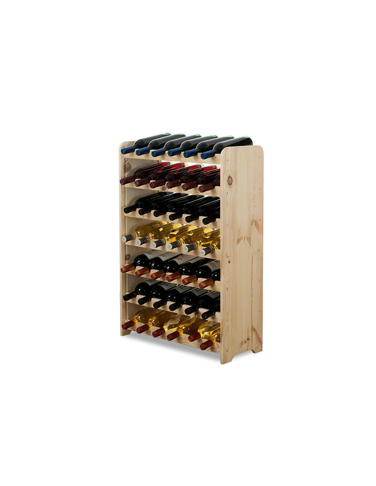 Regały do wina RW31 - Stojak na wino butelki napoje regał na wino butelki szafka na alkohol 42but - product b2b.wamar.biz 2