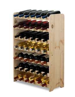 Stojak na wino butelki napoje regał na wino butelki szafka na alkohol 42but - product 2