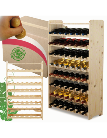 Stojak na wino regał na wino półka na wino butelki szafka na alkohol 56but