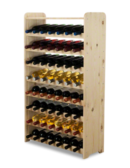 Stojak na wino regał na wino półka na wino butelki szafka na alkohol 56but - product 2