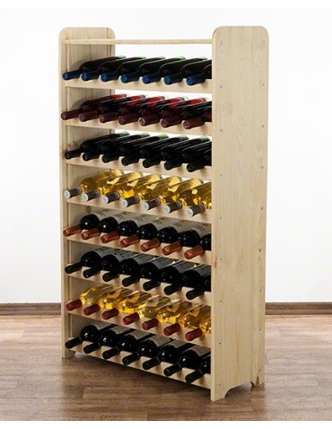 Regały do wina RW31 - Stojak na wino regał na wino półka na wino butelki szafka na alkohol 56but - product 3