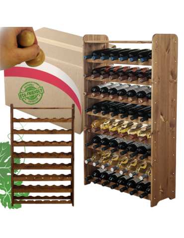 Stojak na wino regał na wino półka na wino butelki szafka na alkohol 56but