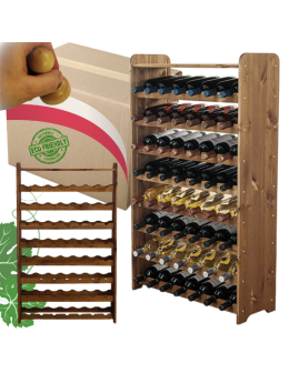 Stojak na wino regał na wino półka na wino butelki szafka na alkohol 56but