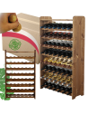 Stojak na wino regał na wino półka na wino butelki szafka na alkohol 56but
