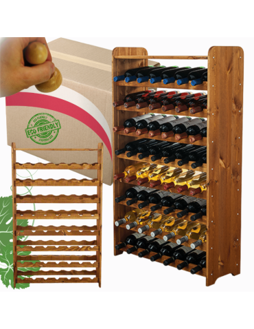 Stojak na wino regał na wino półka na wino butelki szafka na alkohol 56but